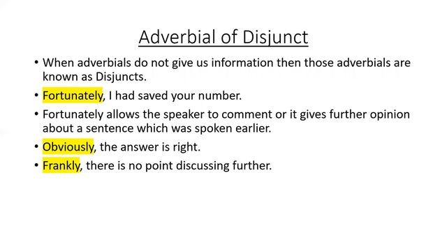 Adjunct, Disjunct, Conjunct смотреть онлайн