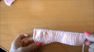 Закругленный низ вязанного изделия.  Арочное закругление.