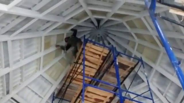 Утепление купольной крыши пенополиуретаном смотреть онлайн