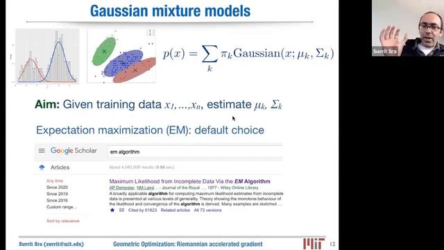 Research Seminar: "Accelerated Gradient Methods on Riemannian Manifolds" by Prof. Suvrit Sra смотреть онлайн