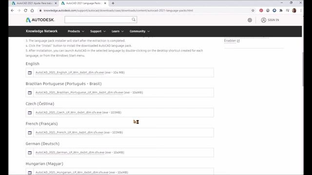 Mudar o idioma no AutoCAD смотреть онлайн