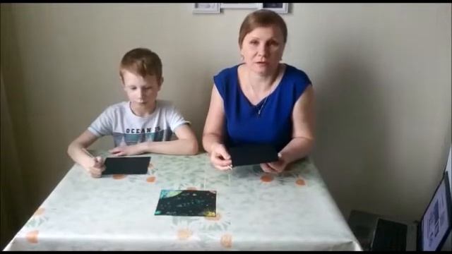 Нетрадиционное рисование КОСМОС от Светланы Ивановны смотреть онлайн