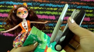 ФЕЛИСИТИ ФОКС ЭНЧАНТИМАЛС ДЕЛАЕТ ПЛАТЬЕ ИЗ МАССЫ ДЛЯ ЛЕПКИ [Felicity Fox Enchantimals]