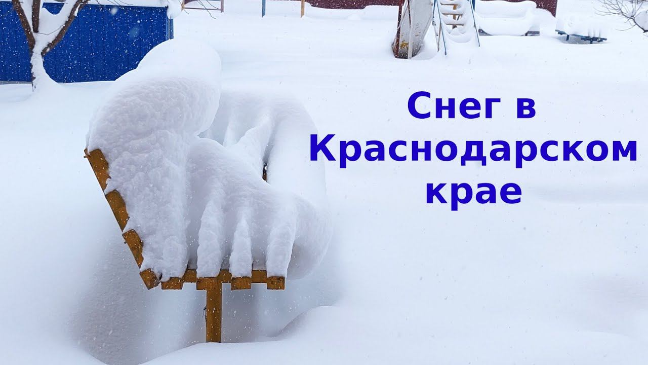 Кубань заметает снегом. Сильнейший снегопад #Shorts смотреть онлайн