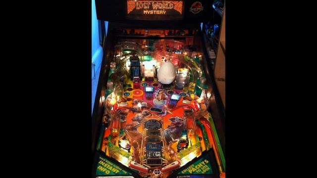 Jurassic Park Lost World pinball machine gameplay смотреть онлайн