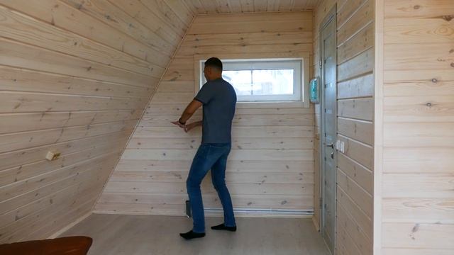 Обзор дома A-Frame 6x6. Треугольный дом. Дом шалаш. Загородный дом мечты от SkandiBani.ru смотреть онлайн