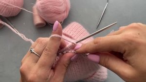 Как закрыть макушку у шапки резинки. Шапка из пуха норки