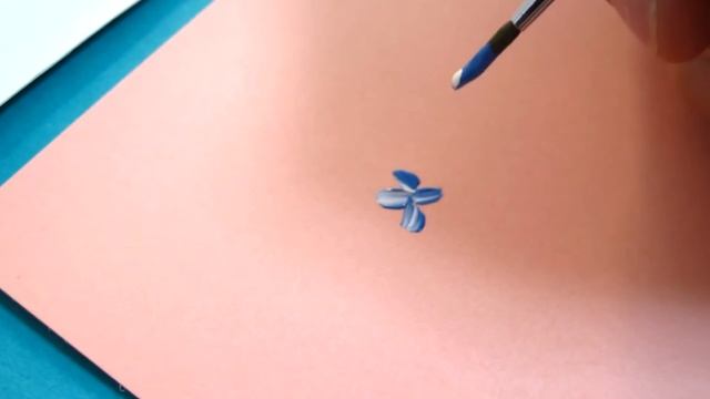 Tole Painting - How to paint a SMALL FLOWER смотреть онлайн