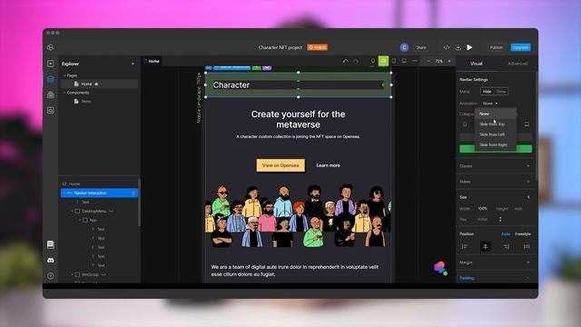 How to make a responsive navigation bar for your website смотреть онлайн