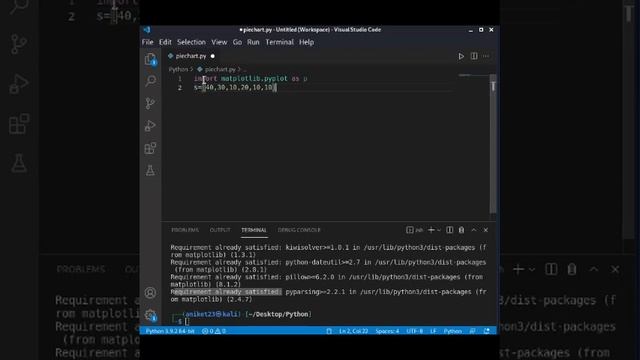 How To Make PieChart In Visual Studio Using Python Language смотреть онлайн