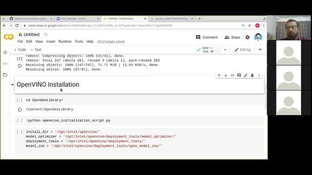 OpenVINO on Google Colab смотреть онлайн