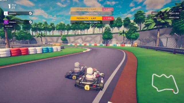 Karting Superstars | Demo | GamePlay PC смотреть онлайн