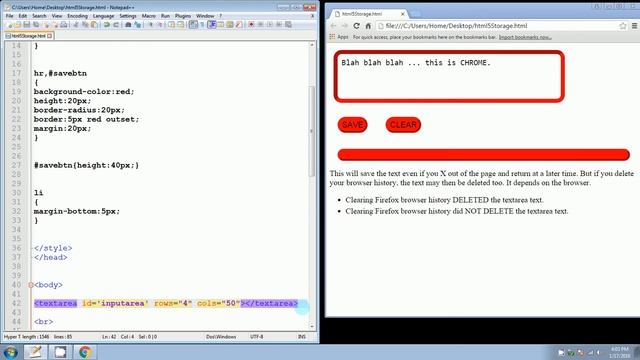 html5 LocalStorage смотреть онлайн