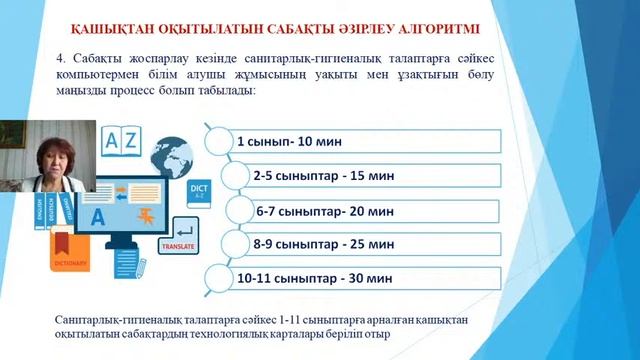 ОРТА БІЛІМ БЕРУ ПЕДАГОГТЕРІНЕ АРНАЛҒАН ҚАШЫҚТЫҚТАН ОҚЫТЫЛАТЫН САБАҚТАРДЫ ҰЙЫМДАСТЫРУ МЕН ӨТКІЗУ ЖӨН смотреть онлайн