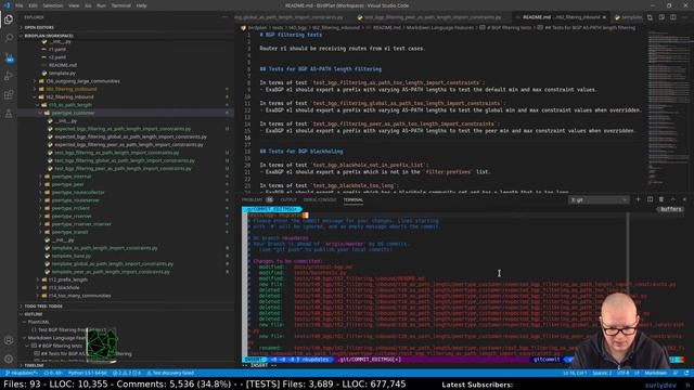 Python, BGP, OSPF and RIP (urg!) with BIRD. Unit testing BGP featureset! смотреть онлайн