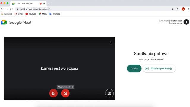 Google Chrome: Instrukcja dla GoogleMeet, w przypadku braku mikrofonu lub kamery смотреть онлайн