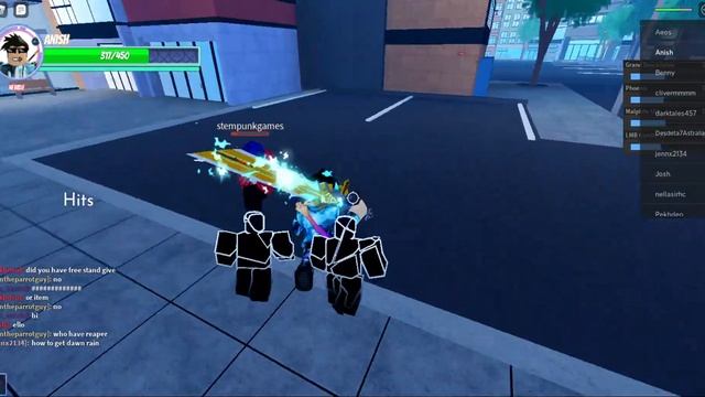 Roblox AUT Gojo and Dawn specs. смотреть онлайн