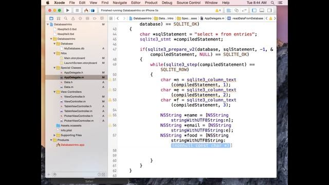 Learn iOS Objective-C Module 10 - Part 2 - Introduction to Databases смотреть онлайн