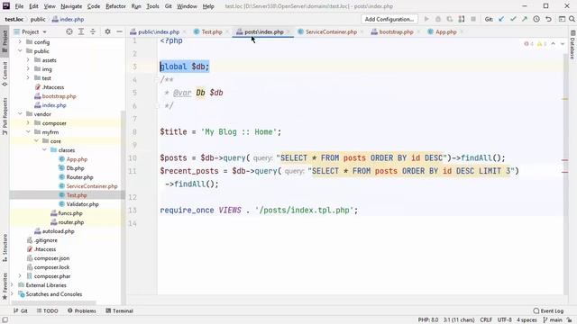 Практика PHP для начинающих. Урок 16. Класс Service Container смотреть онлайн