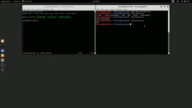 Python 3 dictionary type tutorial in Linux смотреть онлайн
