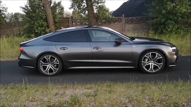 WALKAROUND AUDI A7  S7 4K 2019 DAYTONA GREY BY THE EVENING