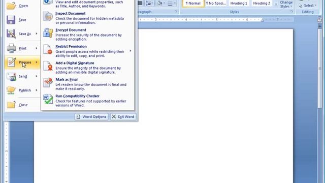 Microsoft Office 2007: The Office Button смотреть онлайн