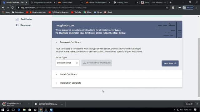 ZeroSSL | How To Get Free SSL Certificate || HTTP To HTTPS || Secure Your Website Free