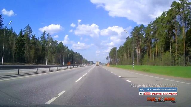 Тверь → Большие Борки (Тверь, ул. Паши Савельевой → Большие Борки, Административный пер.) (05/2016) смотреть онлайн