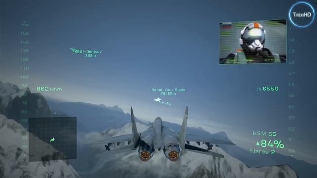 Tom Clancy's H.A.W.X. 2 HD gameplay смотреть онлайн