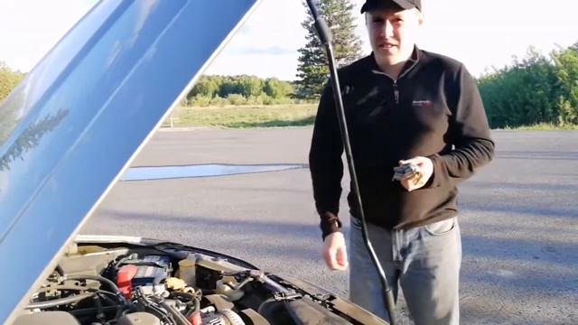 Самый правильный способ измерения уровня масла на Субару.