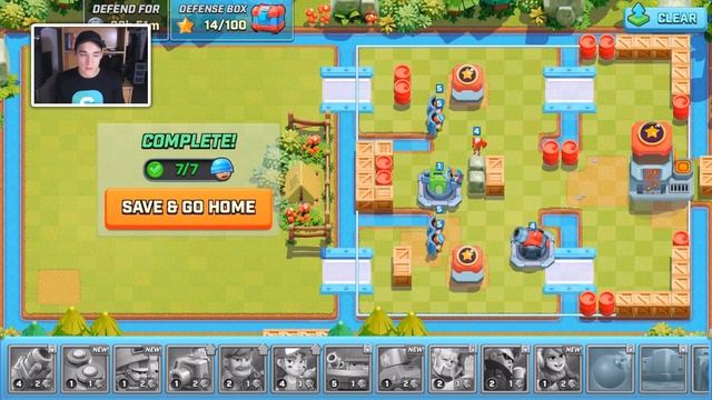 Rush Wars BEST Gold Mine Base Defense and Layout (HQ 1-4)! смотреть онлайн