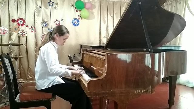 Базылева Евгения,13лет. М.Таривердиев Праздник смотреть онлайн