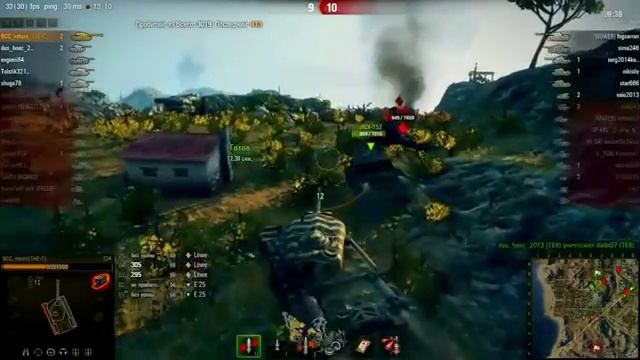 T34 Когда кажется, что уже всё Южный берег – Стандартный бой WoT 0 9 6 смотреть онлайн