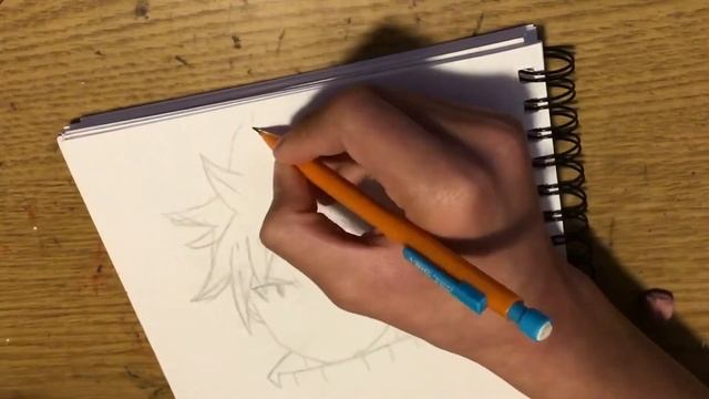 How to draw Natsu | Fairy Tail | Pencil sketch 24 | смотреть онлайн