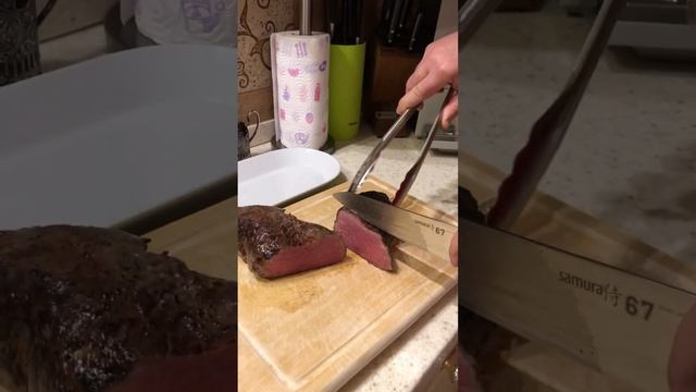 Не дорогой кусок говядины Сувид!!! Духовкой больше не пользуюсь!!! смотреть онлайн