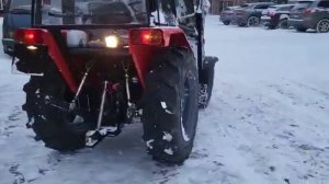 МиниТрактора Уралец-254 с Кабиной и Фронтальным погрузчиком