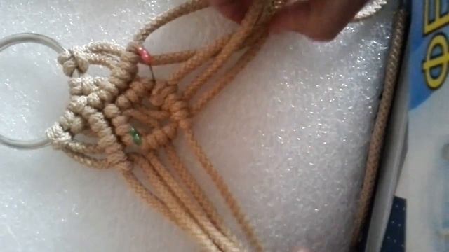 Макраме начинающим. Узор для кашпо смотреть онлайн