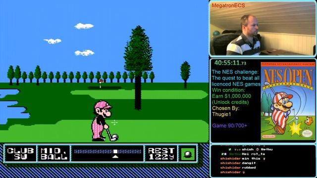 NES Challenge: Game#90: NES Open Tournament Golf(part 14) смотреть онлайн