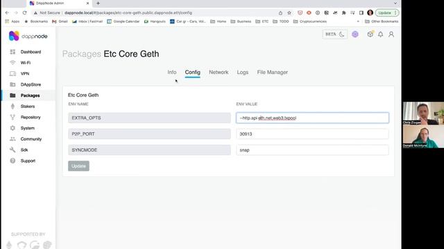 ETC Core Developer Chris Ziogas Talks About ETC Core Geth Node Integration into DappNode смотреть онлайн