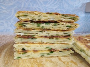 Такие ЛЕПЕШКИ улетают в миг! МУКА ВОДА И ЗЕЛЕНЬ!!!!