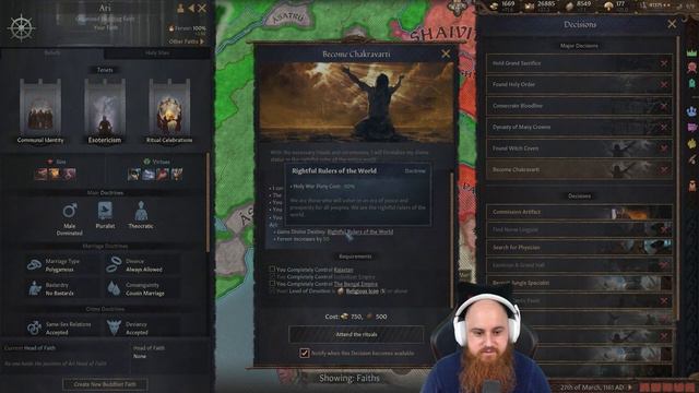 THE MYSTIC EMPEROR OF INDIA?! Crusader Kings 3 - A Viking Saga: Iceland to India Campaign #43 смотреть онлайн