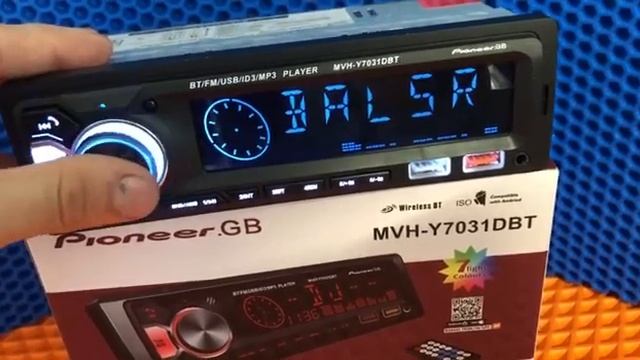 Магнитола Pioner.GB с блютусом MVH-Y7031 смотреть онлайн