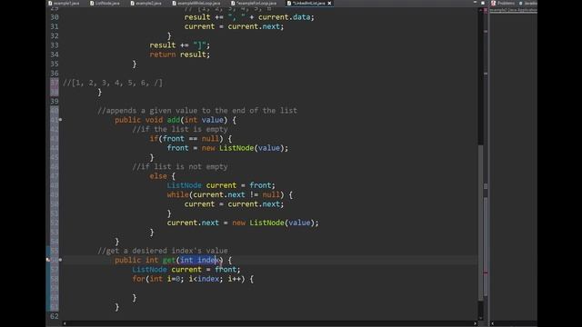 Building Java Programs || CH16 (ListNode) || LinkedIntList class with get() method смотреть онлайн