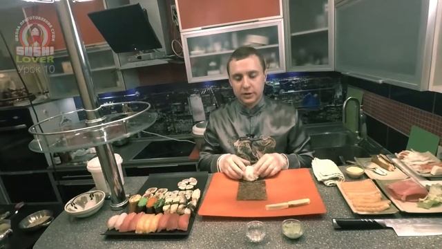 Урок 10 - Готовим запечённые суши, темпура смотреть онлайн