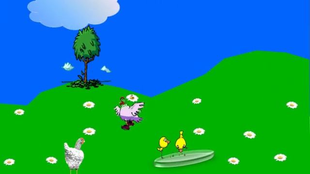 Анимированный стих про курочку Вышла курочка гулять смотреть онлайн