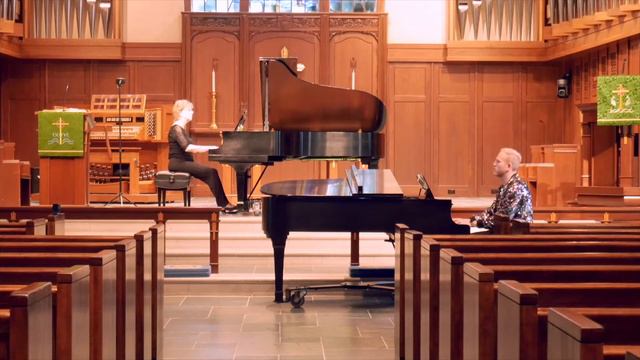Somewhere over the Rainbow 🌈 piano duet смотреть онлайн