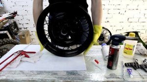 Как сделать Бескамерное спицованное колесо. Motodarom.ru