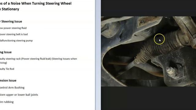 Causes of a Noise When Turning Steering Wheel While Stationary смотреть онлайн
