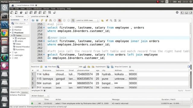SQL Beginner to Advance in 1 hour 45 minutes with code смотреть онлайн