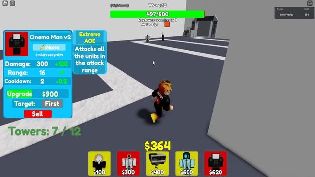 НОВЫЙ ЮНИТ КЛОКМЕН против АРМИИ СКИБИДИ ТУАЛЕТОВ в РОБЛОКС Skibi Toilet Tower Defense смотреть онлайн